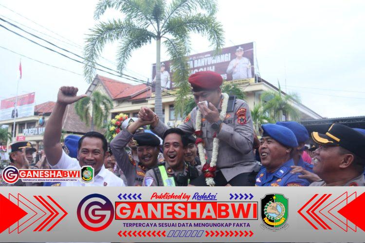 Haru Membuncah di Farewell Kapolresta Banyuwangi, Kombes Pol Rama Samtama Putra Diantar Doa dan Air Mata Menuju Pengabdian Baru di Papua