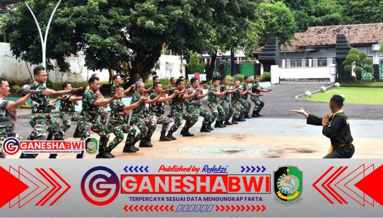 Asah Ketangkasan dan Jati Diri Prajurit, Kodim 0825/Banyuwangi Gelar Pencak Silat Militer