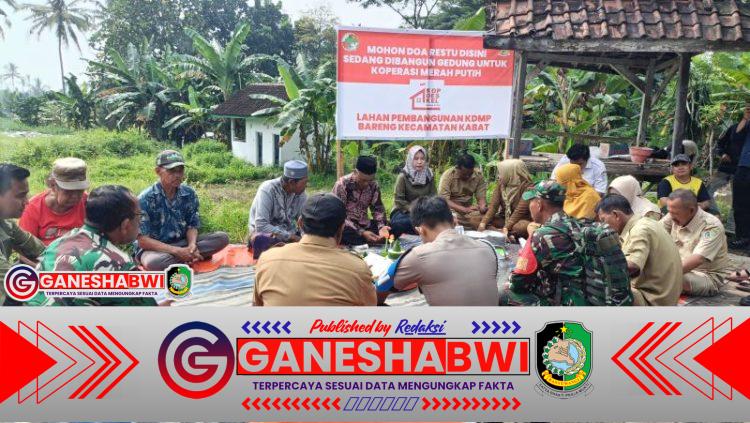 Danramil Kabat Hadiri Syukuran Pembangunan Koperasi Desa Merah Putih di Banyuwangi