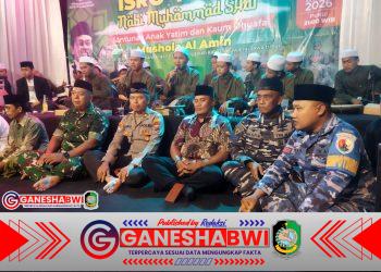 Babinsa Koramil 0825 Banyuwangi Hadir di Pengajian Akbar Isro’ Mi’raj, Tegaskan Peran TNI sebagai Pengayom Umat