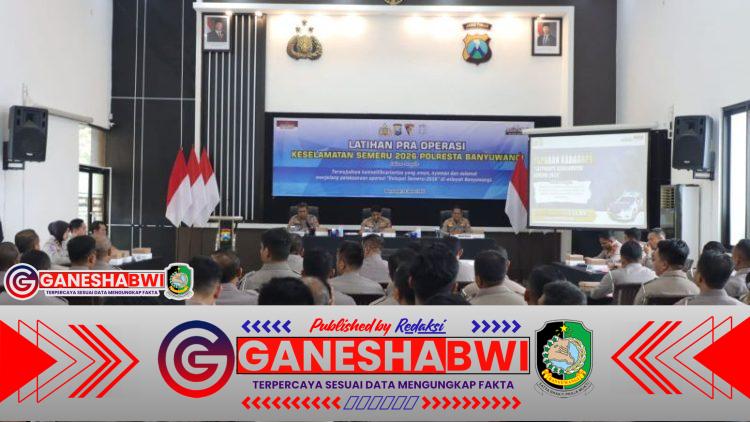 Polresta Banyuwangi Matangkan Personel Jelang Operasi Keselamatan Semeru 2026 Polresta Banyuwangi Matangkan Personel Jelang Operasi Keselamatan Semeru 2026
