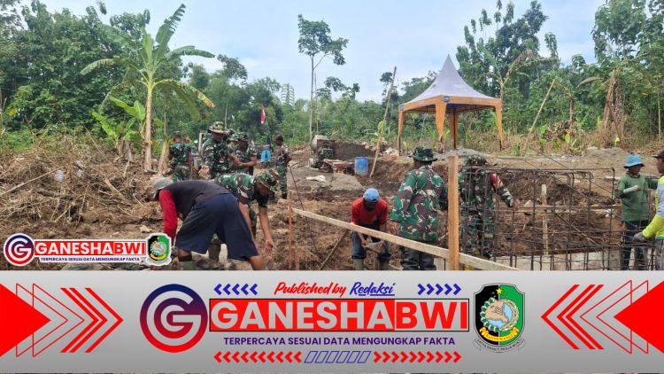 Kodim 0825 Banyuwangi Perkuat Fondasi Jembatan Perintis Garuda, Akses Warga Pelosok Segera Terbuka Kodim 0825 Banyuwangi Perkuat Fondasi Jembatan Perintis Garuda, Akses Warga Pelosok Segera Terbuka