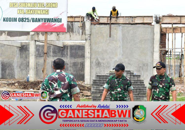 Kasrem 083/Bdj Tinjau KDKMP Sukomaju, TNI Kawal Penguatan Ekonomi Desa