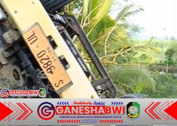 Kecelakaan Tunggal Truk Bermuatan Berat di Kawasan Grand Faloh Glenmore Banyuwangi Seluruh Penumpang Meninggal Dunia