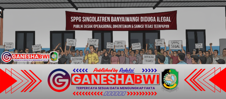 SPPG Singolatren Banyuwangi Diduga Ilegal, Publik Desak Operasional Dihentikan dan Sanksi Tegas Diterapkan