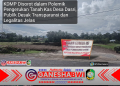 KDMP Disorot dalam Polemik Pengerukan Tanah Kas Desa Dasri, Publik Desak Transparansi dan Legalitas Jelas
