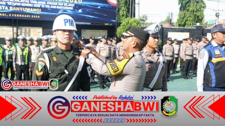 Polresta Banyuwangi Gelar Apel Operasi Keselamatan Semeru 2026, Tekankan Disiplin Lalu Lintas Jelang Operasi Ketupat