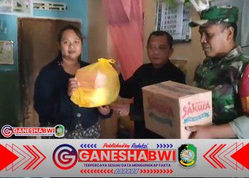 Babinsa Mangir Dampingi Penyaluran Bantuan Balita, Wujud Kepedulian TNI Jaga Gizi Generasi Muda Babinsa Mangir Dampingi Penyaluran Bantuan Balita, Wujud Kepedulian TNI Jaga Gizi Generasi Muda