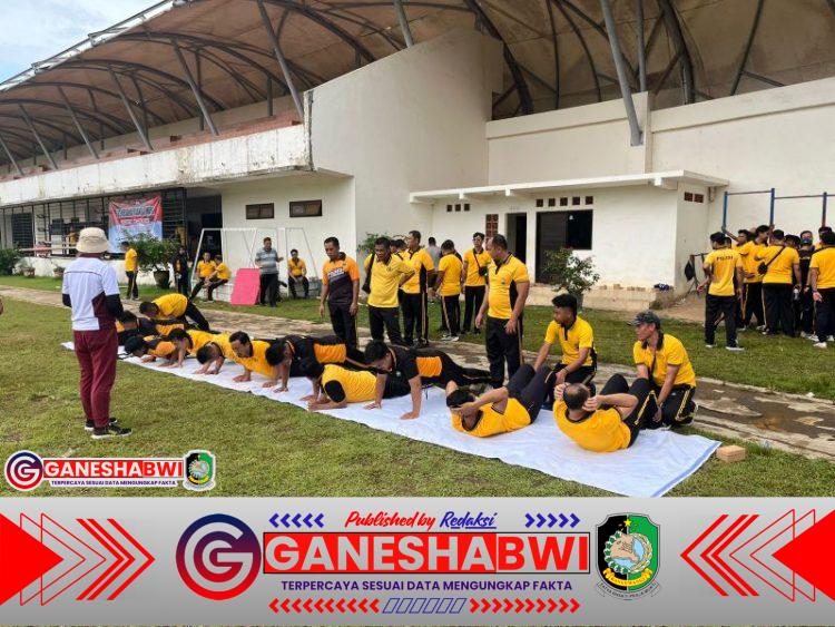 Polresta Banyuwangi Gelar Tes Kesamaptaan Jasmani, Pastikan Personel Tetap Prima dan Profesional