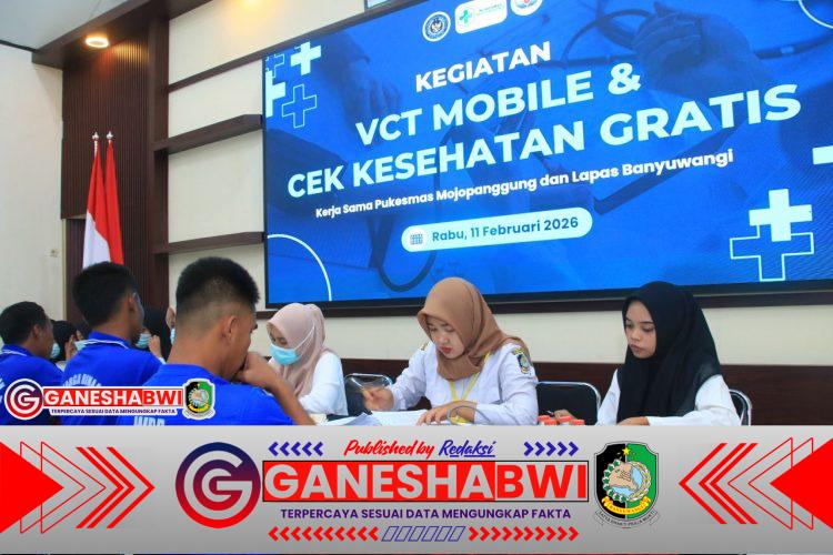 Lapas Banyuwangi Perkuat Skrining Kesehatan, 50 Warga Binaan Jalani Tes VCT HIV Lapas Banyuwangi Perkuat Skrining Kesehatan, 50 Warga Binaan Jalani Tes VCT HIV