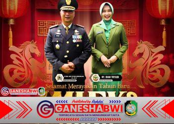 Dandim 0825/Banyuwangi dan Ketua Persit KCK Ucapkan Selamat Imlek 2577 Kongzili: Perkuat Persatuan di Tahun Kuda Api Dandim 0825/Banyuwangi dan Ketua Persit KCK Ucapkan Selamat Imlek 2577 Kongzili: Perkuat Persatuan di Tahun Kuda Api