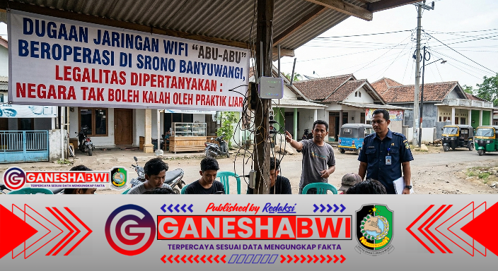 Dugaan Jaringan WiFi “Abu-Abu” Beroperasi di Srono Banyuwangi, Legalitas Dipertanyakan: Negara Tak Boleh Kalah oleh Praktik Liar Dugaan Jaringan WiFi “Abu-Abu” Beroperasi di Srono Banyuwangi, Legalitas Dipertanyakan: Negara Tak Boleh Kalah oleh Praktik Liar