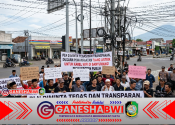 PLN DIMINTA TEGAS DAN TRANSPARAN, DUGAAN PEMANFAATAN TIANG LISTRIK UNTUK KABEL WIFI DI BANYUWANGI PICU SOROTAN PUBLIK
