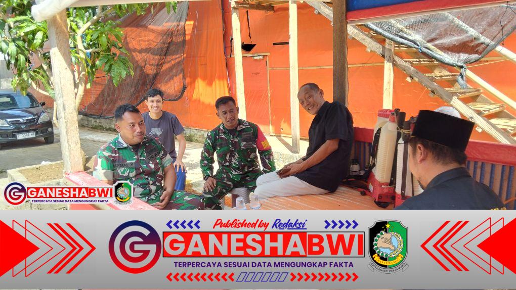 Babinsa Klatak Sigap Redam Perselisihan Kandang Ayam, Musyawarah Berhasil Cegah Konflik Berkepanjangan
