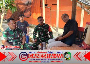 Babinsa Klatak Sigap Redam Perselisihan Kandang Ayam, Musyawarah Berhasil Cegah Konflik Berkepanjangan